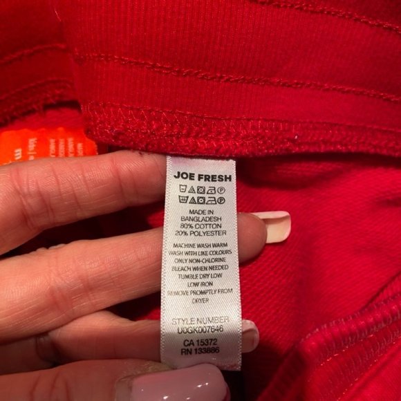 🎀 3 for $25 Joe Fresh Girl's Shorts Love Canada Size M GUC - Picture 4 of 12